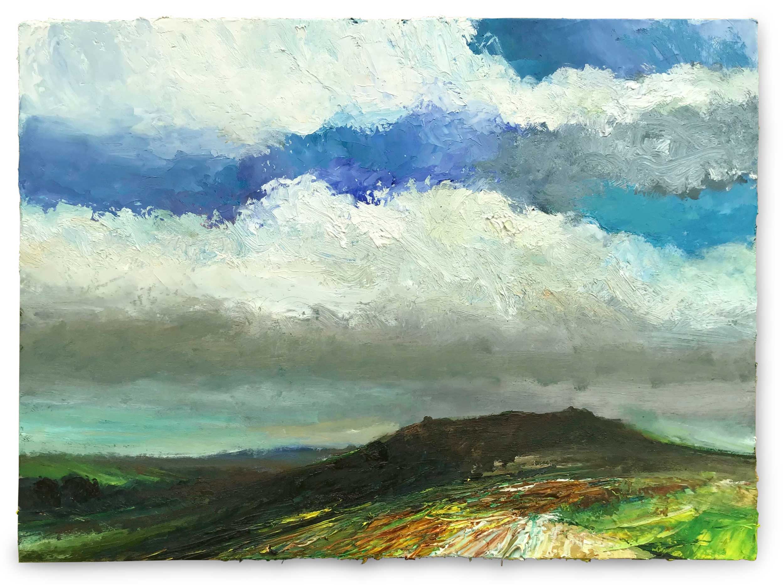Cherry Tree, Spring. Landscape Paintings by David Morgan. Oil on board. Cherry Tree, Spring. Landscape Paintings by David Morgan. Oil on board.
