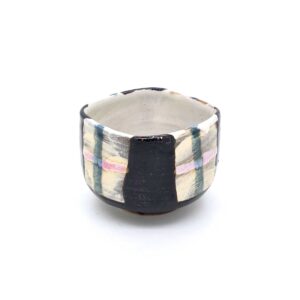 Squared-Off Teabowl.   Ceramics by Lloyd Peters. Stoneware.