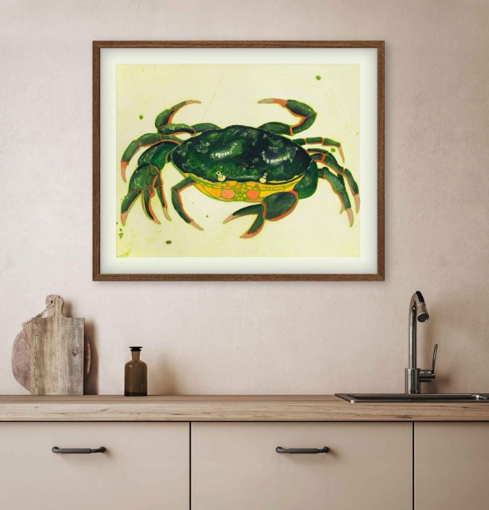 Crab. Birds & Animals Prints by Kate Boxer. Drypoint, carborundum & gouache. Crab. Birds & Animals Prints by Kate Boxer. Drypoint, carborundum & gouache.