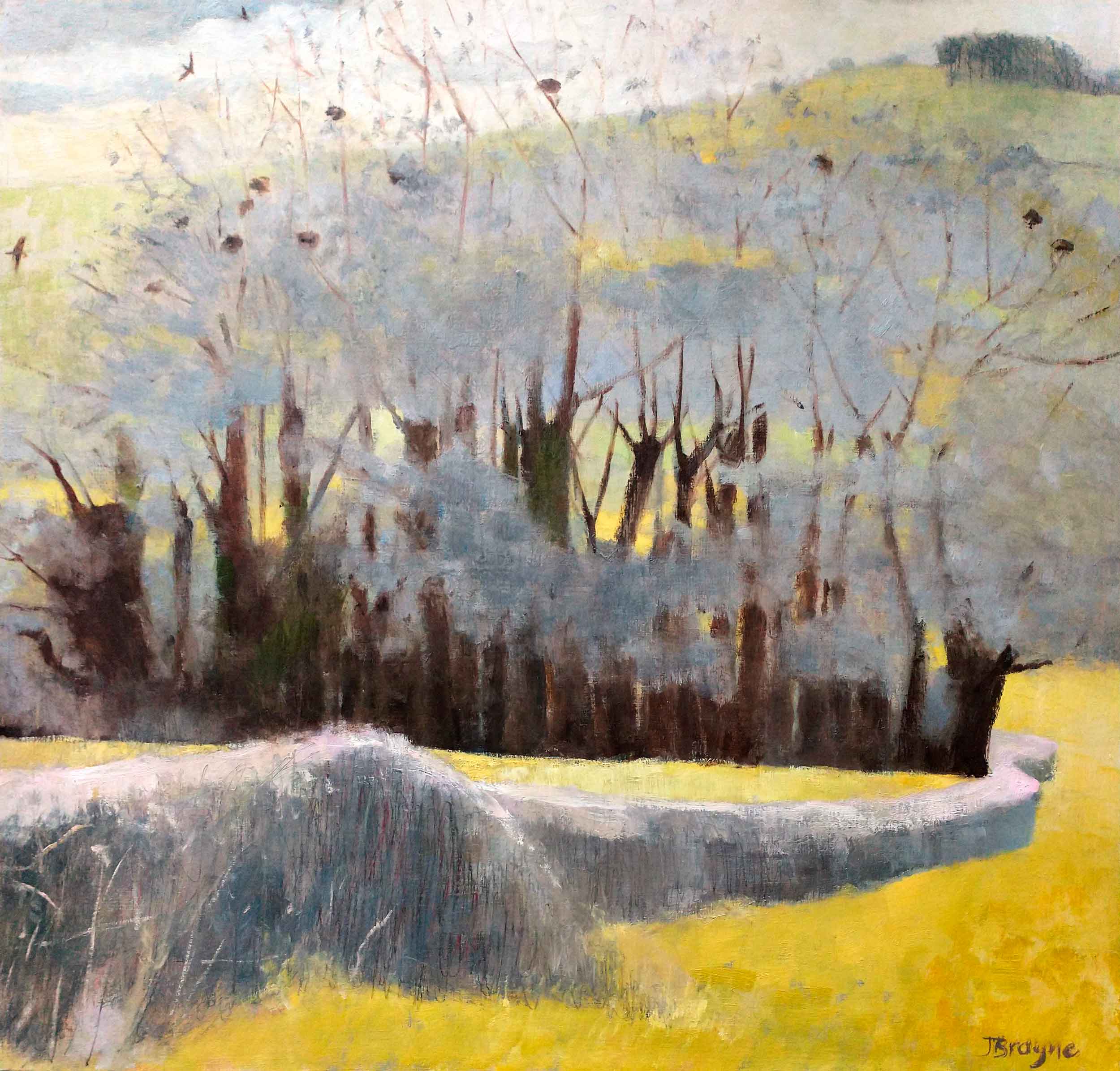 The Rookery. Landscape Paintings by Jane Brayne. Oil on board. The Rookery. Landscape Paintings by Jane Brayne. Oil on board.