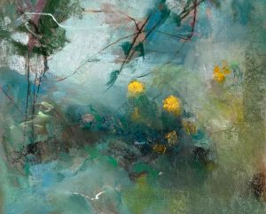 Autumn Garden. Landscape  Paintings by Wendy McBride. Pastel.