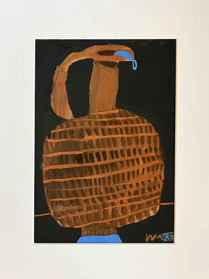 Earth Jug. Still Life  Paintings by Uncategorised. Gouache on paper.