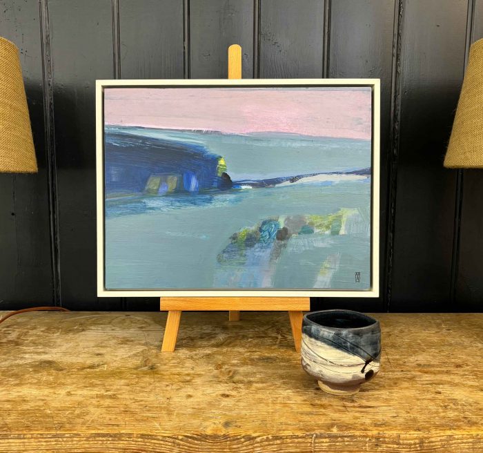 Exmoor Evening. Landscape  Paintings by Malcolm Ashman. Acrylic on panel.