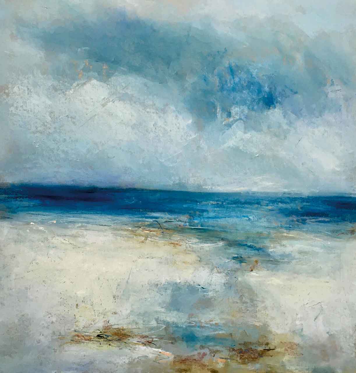 Another Day. Seascape Devon Paintings by Wendy McBride. Pastel.