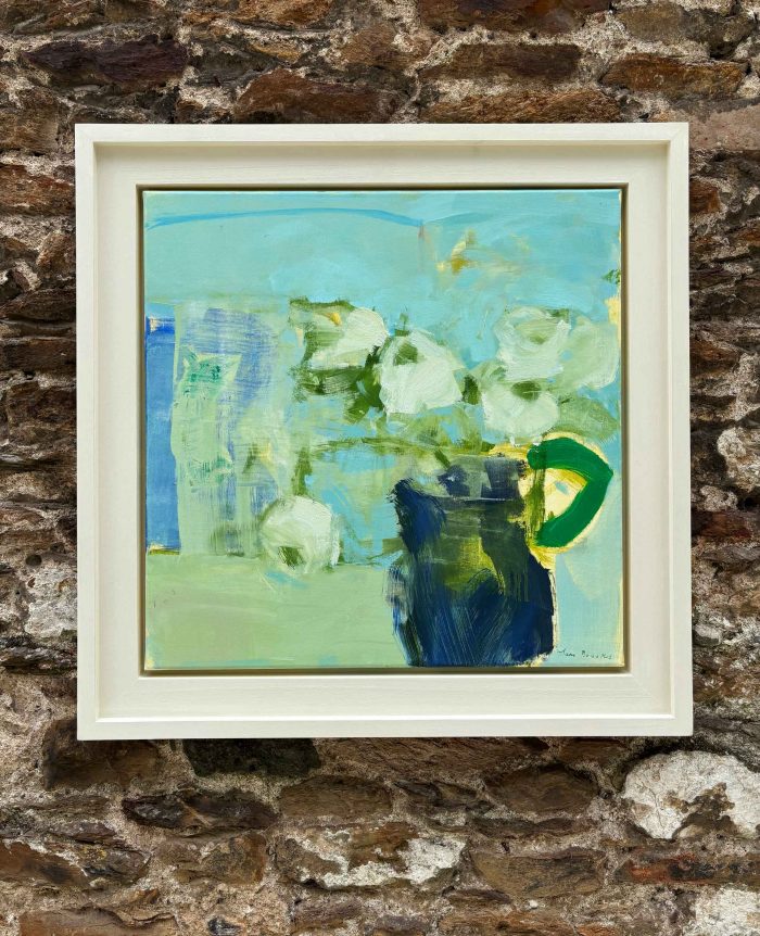 Early Morning. Still Life Abstract Paintings by Sam Brooks. Oil on linen.