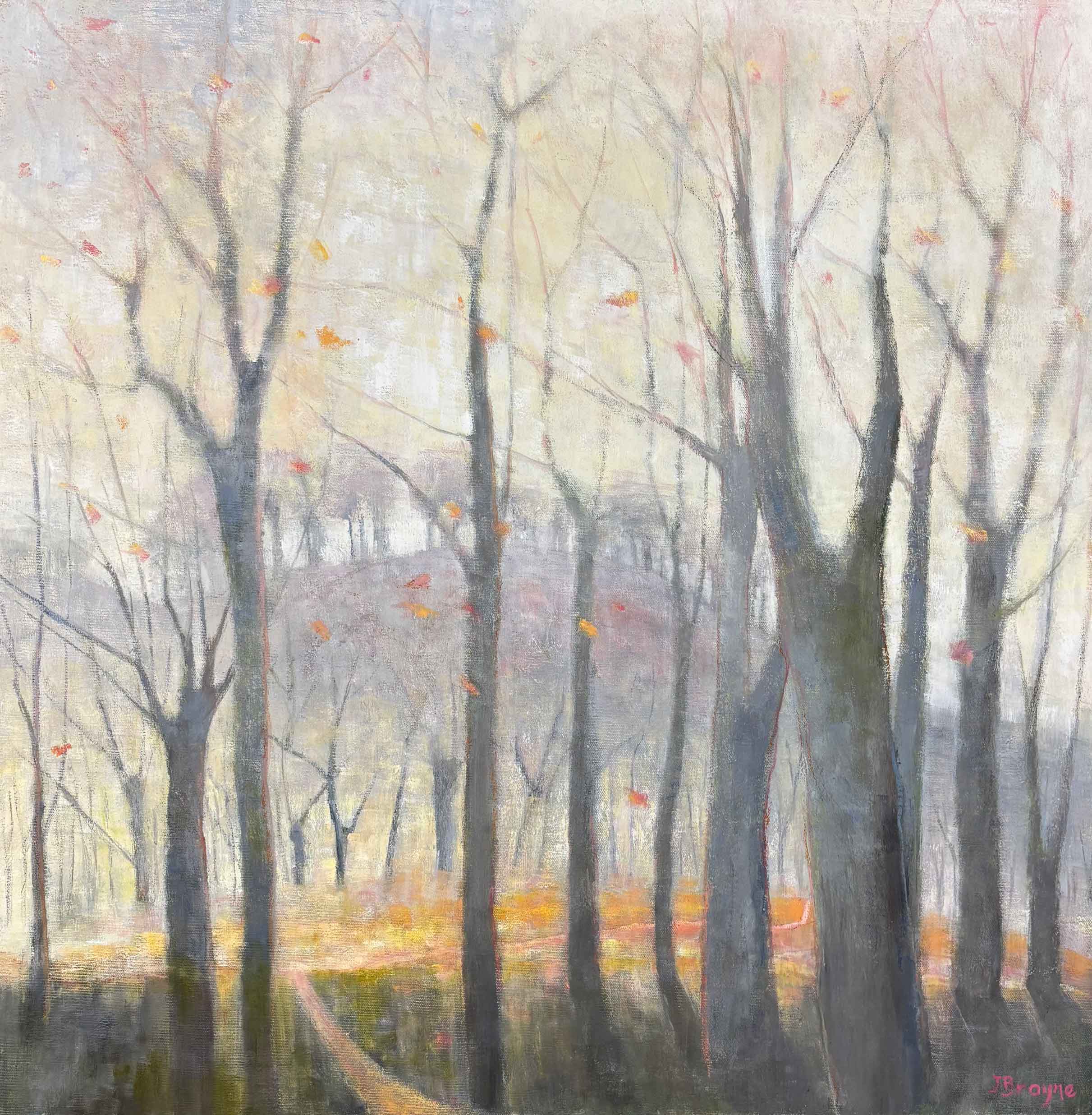 Above the Dart. Devon Landscape Paintings by Jane Brayne. Oil on canvas.