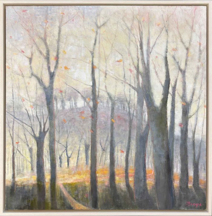 Above the Dart. Devon Landscape Paintings by Jane Brayne. Oil on canvas.