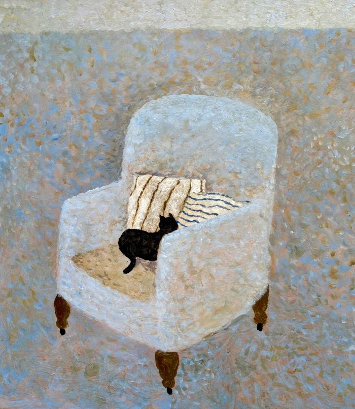 Blue Lupins (print).   Prints by Sarah Bowman. Digital archive print.