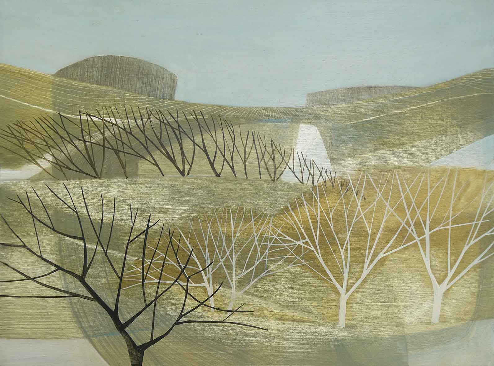 Walk Over to Barafundle. Landscape  Paintings by Sarah Lees. Oil on panel.