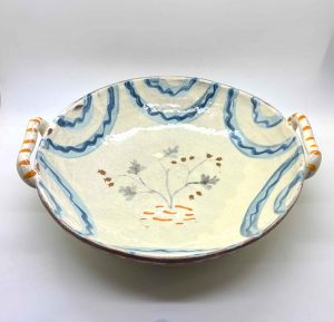 Large Handled Bowl.   Ceramics by James Burnett-Stuart. Earthenware.