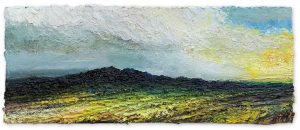 Summer Afternoon, Rippon Tor. Dartmoor Landscape Paintings by David Morgan. Oil on canvas.