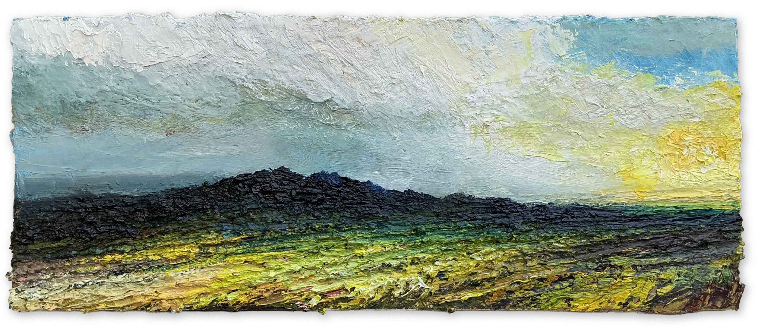Summer Afternoon, Rippon Tor. Dartmoor Landscape Paintings by David Morgan. Oil on canvas.
